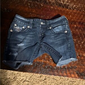 Miss Me size 26 jean shorts all sequence intact.